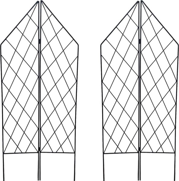 Kovová míka jako opora pro popínavé rostliny, 115 x 25 cm, sada 2 kus