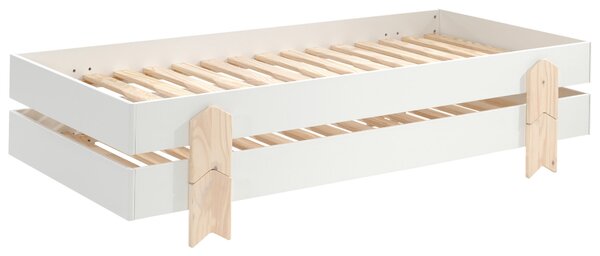 STOHOVATELNÁ POSTEL, 90/200 cm bílá MID.YOU - Dětské postele, Online Only