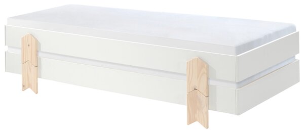 STOHOVATELNÁ POSTEL, 90/200 cm bílá MID.YOU - Dětské postele, Online Only