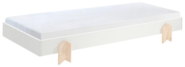 POSTEL PRO DĚTI A MLÁDEŽ, 90/200 cm bílá MID.YOU - Dětské postele, Online Only