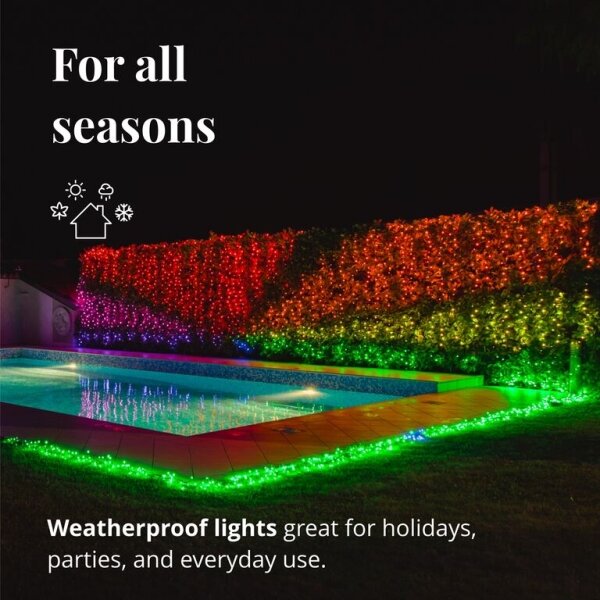 Twinkly TWS250STP-BEU - LED RGB Venkovní řetěz 250xLED 23,5m IP44 Wi-Fi