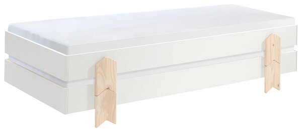 STOHOVATELNÁ POSTEL, 90/200 cm bílá MID.YOU - Dětské postele, Online Only