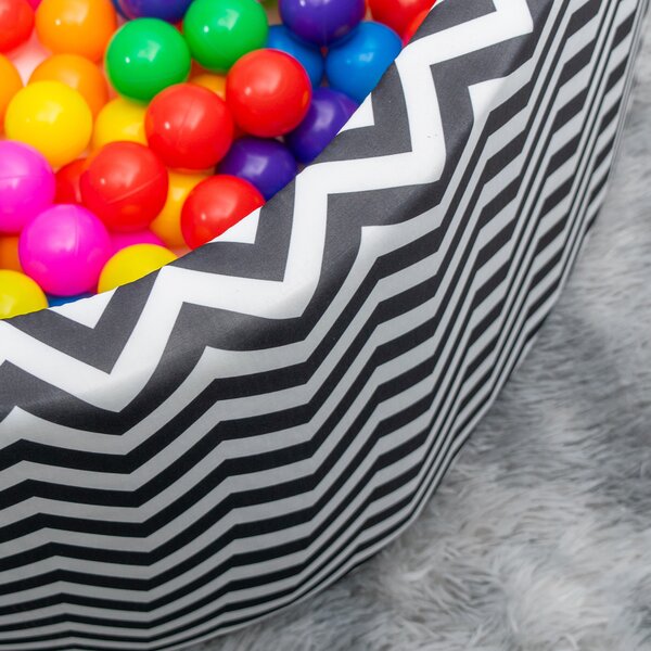 Aga Suchý bazén 90x40 cm s míčky ZigZag