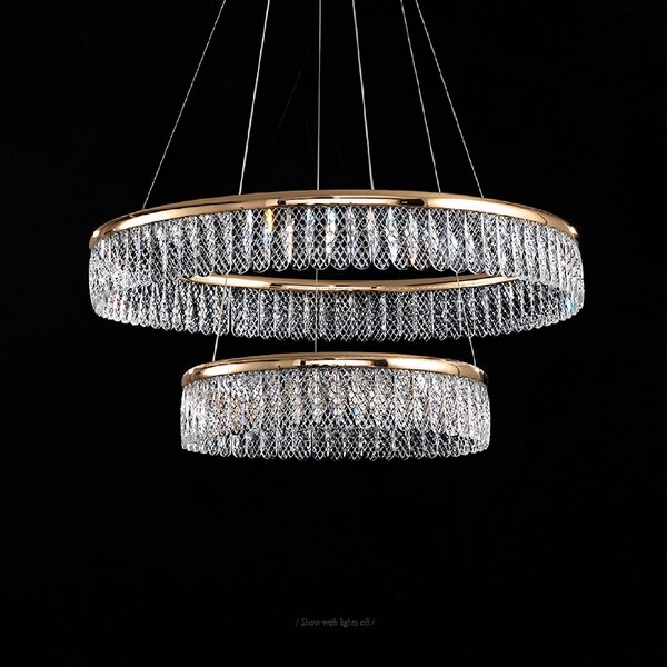 Toolight Toolight, LED stropní svítidlo, 72W, 3500lm, APP1750-CP, zlatá, OSW-04047