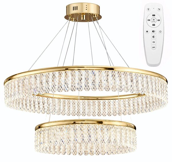 Toolight Toolight, LED stropní svítidlo, 72W, 3500lm, APP1750-CP, zlatá, OSW-04047
