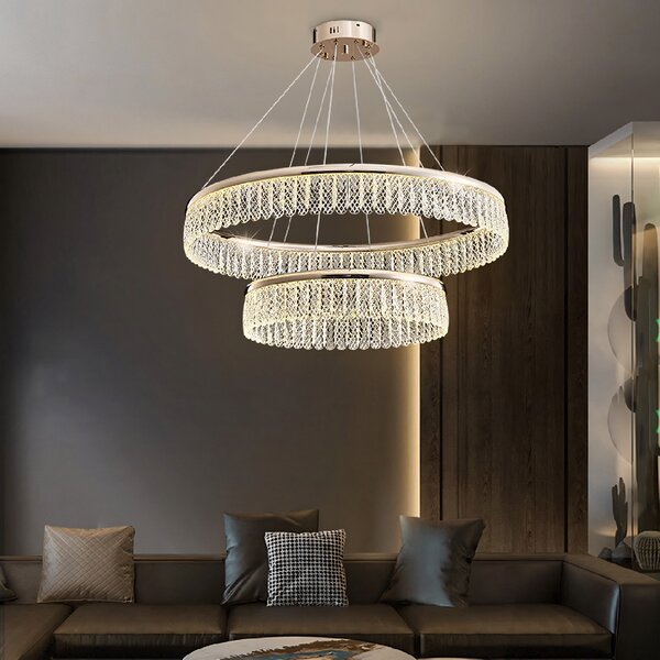 Toolight Toolight, LED stropní svítidlo, 72W, 3500lm, APP1750-CP, zlatá, OSW-04047