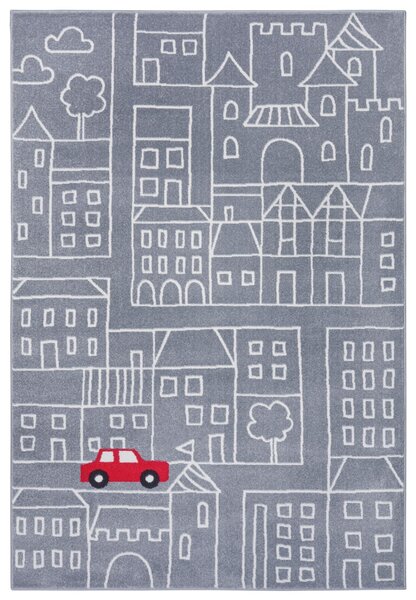 Hanse Home Collection koberce Dětský koberec New Adventures 105402 Grey - 80x150 cm