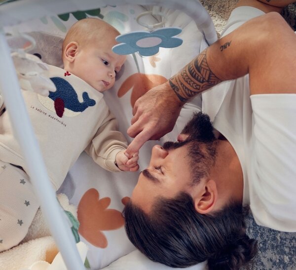 KINDERKRAFT - Dětská hrací deka COZYPLAY šedá