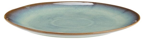 Velký kameninový talíř Green Reactive Glaze Ø 27 cm