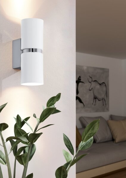 Eglo 95368 - LED nástěnné svítidlo PASSA 2xGU10-LED/4W/230V