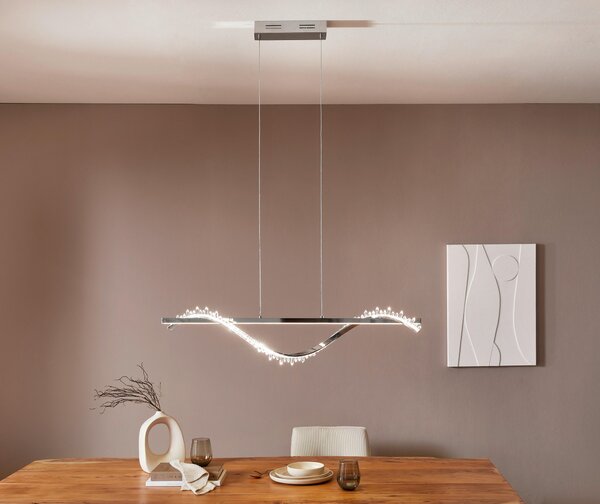 ZÁVĚSNÉ LED SVÍTIDLO, 100/26/150 cm Ambiente - Závěsná světla