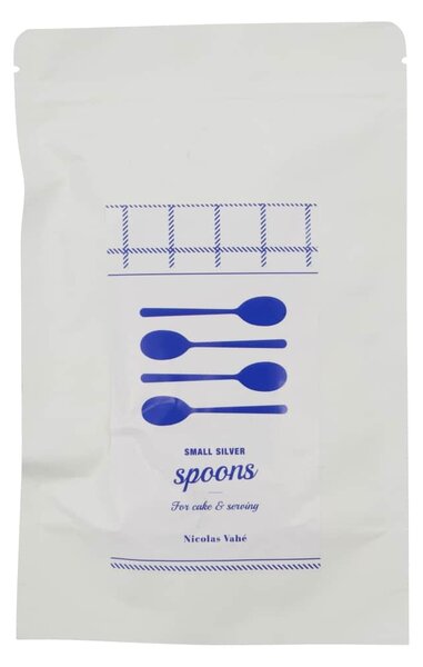 Čajová lžička Antique Silver – set 4 ks