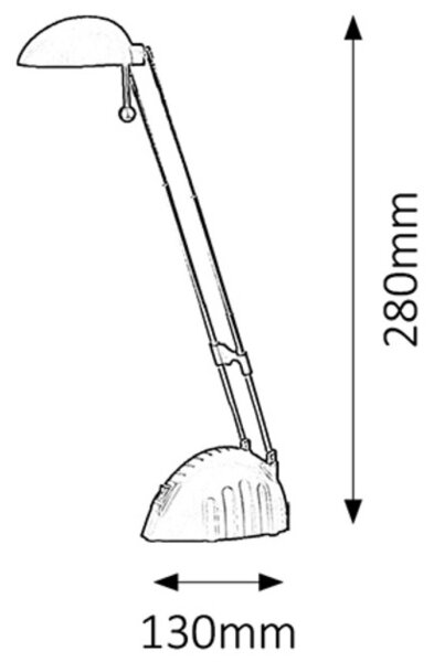 Rabalux 4335- LED Stolní lampa RONALD LED/5W/230V
