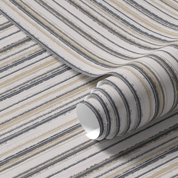 Tapety Pruhy v šedobéžových a nažloutlých odstínech, Tapety geometrie, Tapety pruhy, a00508 : uwalls.cz