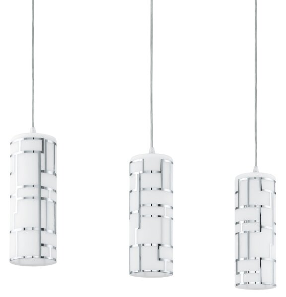 Eglo 92563 - Lustr na lanku BAYMAN 3xE27/60W/230V