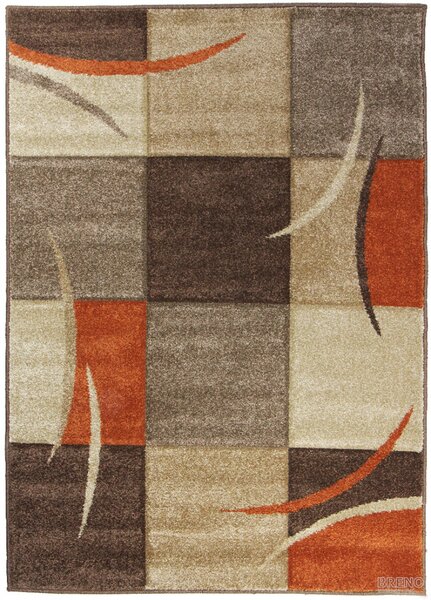 Oriental Weavers International Kusový koberec PORTLAND 3064/AY3J, Oranžová, Hnědá, Vícebarevné (Rozměr: 160 x 235 cm)