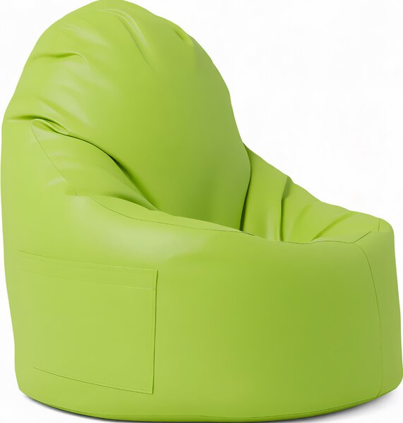 Sedací vak Primabag Porty ekokůže limetka TD16