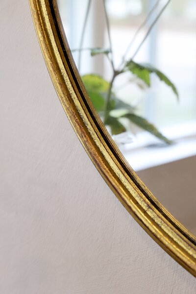 Nástěnné zrcadlo Round Décor Edge Ø 60 cm