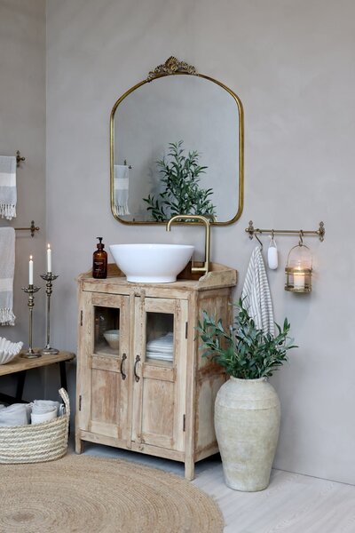 Nástěnné zrcadlo Décor Edge Antique Brass