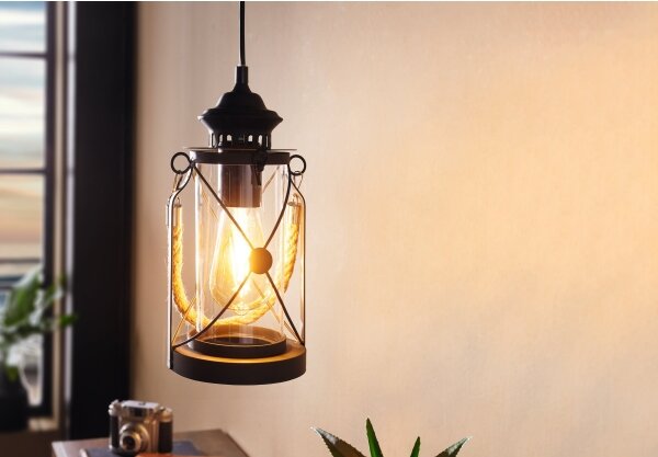 Eglo 49213 - Lustr BRADFORD 1xE27/60W/230V