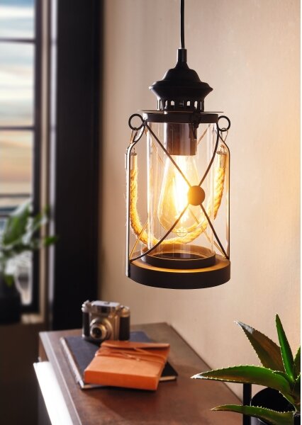 Eglo 49213 - Lustr BRADFORD 1xE27/60W/230V