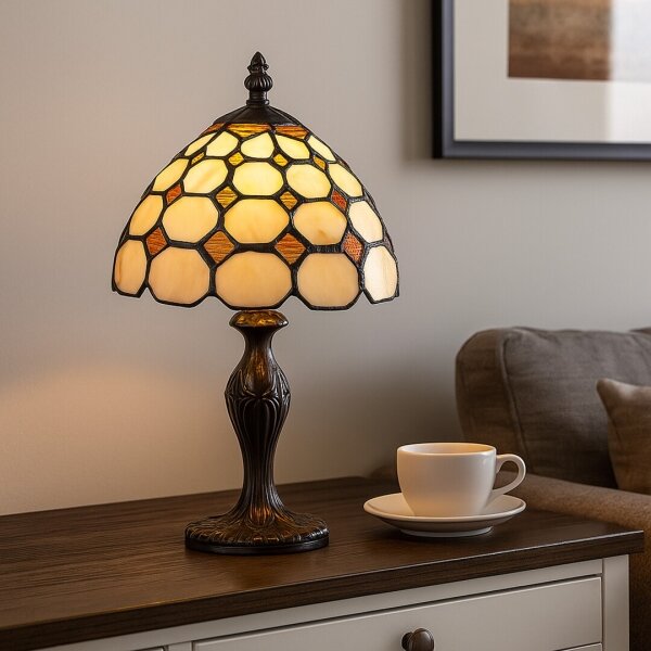 Rabalux 8072 - Tiffany vitrážová stolní lampa MARVEL 1xE14/40W/230V