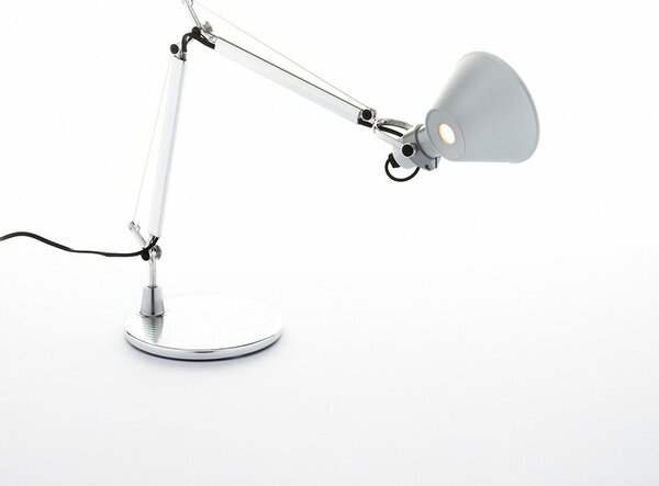 Artemide A011800 Tolomeo Micro tavolo, hliníková stolní lampa, 1x6W LED E14, 45+37 cm