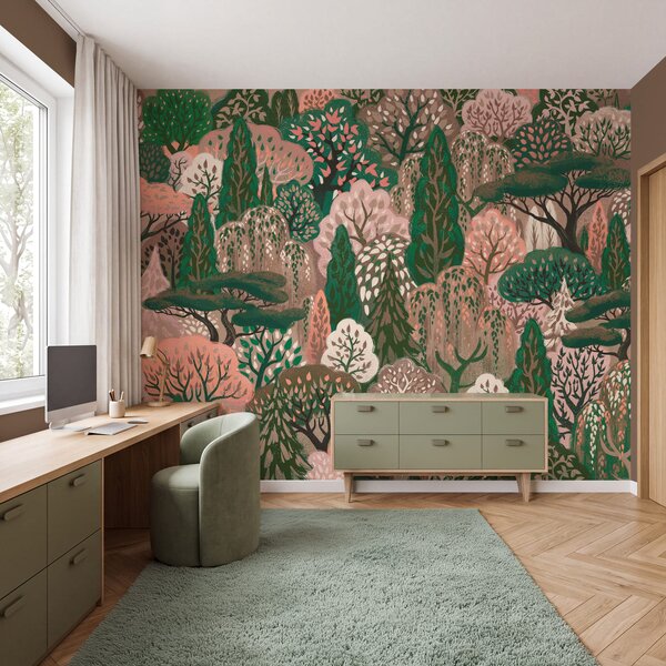 Fototapeta Rozsáhlý porost stromů, Přírodní fototapety, Populární fototapety - Tapeko.co.cz