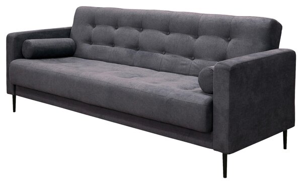 ROZKLÁDACÍ POHOVKA, textil, tmavě šedá P & B - Rozkládací pohovky, Online Only