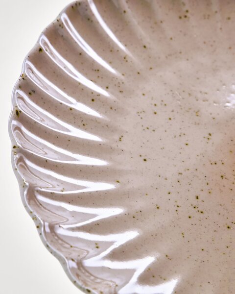 Dezertní talíř Scallop Rose