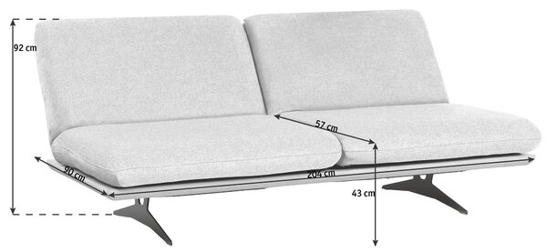 ROZKLÁDACÍ POHOVKA, dřevo, textil, tmavě zelená Dieter Knoll - Rozkládací sedačky