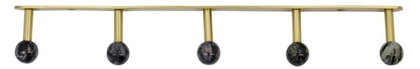Kovový věšák Ball Black 35 cm