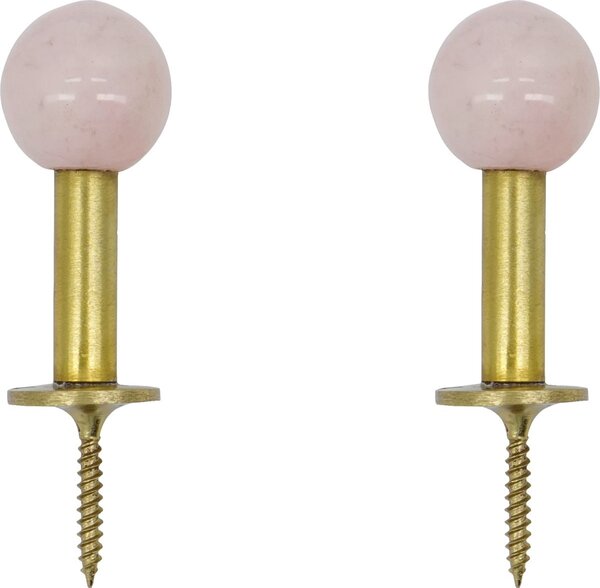 Kovový věšák Ball Pink – set 2 ks