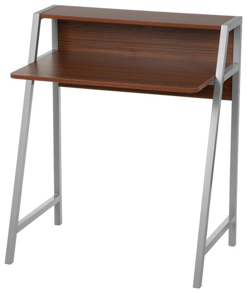 PSACÍ STŮL, barvy stříbra, barvy vlašských ořechů, 78/89/51 cm MID.YOU - Online Only psací stoly, Online Only