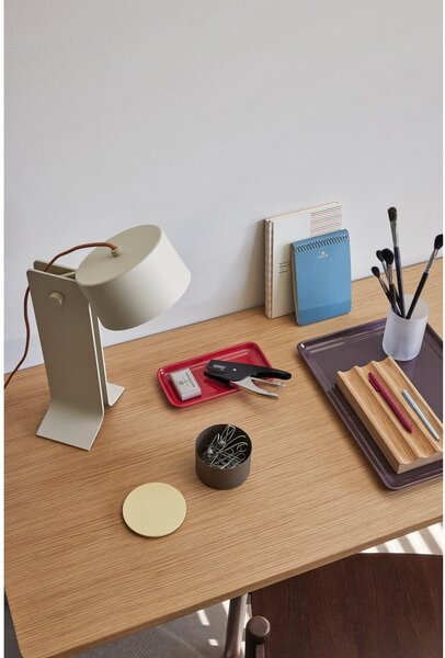 Béžová stolní lampa (výška 32 cm) Crea – Hübsch