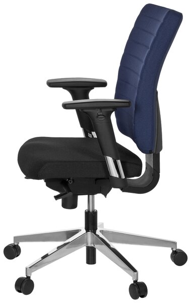 OTOČNÁ ŽIDLE, plochá tkanina, modrá, černá MID.YOU - Online Only kancelářské židle, Online Only