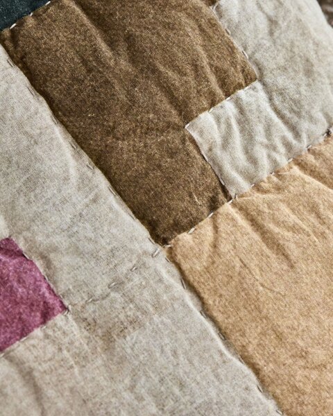 Prošívaný povlak na polštář Block Multi 30 × 50 cm