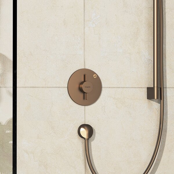 Hansgrohe DuoTurn S Baterie pod omítku pro 1 spotřebič, kartáčovaný bronz 75618140