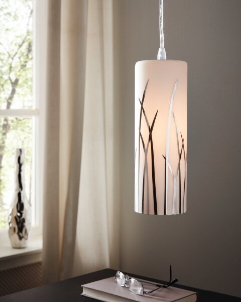 Eglo 92739 - Lustr RIVATO 1xE27/60W/230V