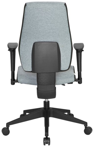 OTOČNÁ ŽIDLE, plochá tkanina, šedá, černá MID.YOU - Online Only kancelářské židle, Online Only