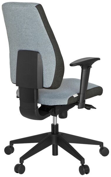 OTOČNÁ ŽIDLE, plochá tkanina, šedá, černá MID.YOU - Online Only kancelářské židle, Online Only