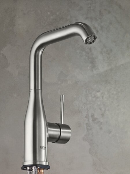 GROHE Essence Professional - Páková umyvadlová baterie, velikost L, supersteel 24174DC1