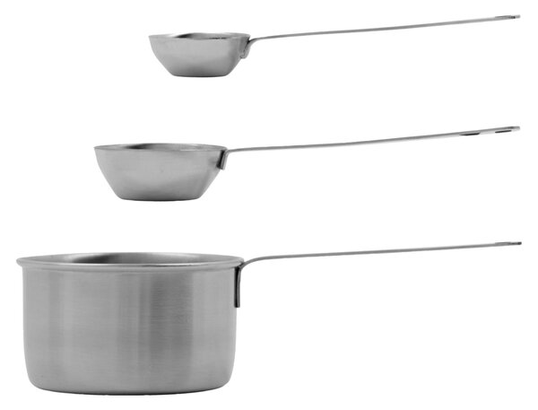 Nerezové odměrky Silver – set 3 ks