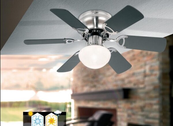 GLOBO 0307 - Stropní ventilátor UGO 1xE27/60W/230V