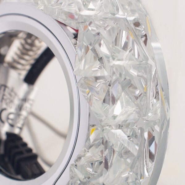 71094 - Podhledové svítidlo CRYSTAL FIX 1xGU10/50W+LED/3W