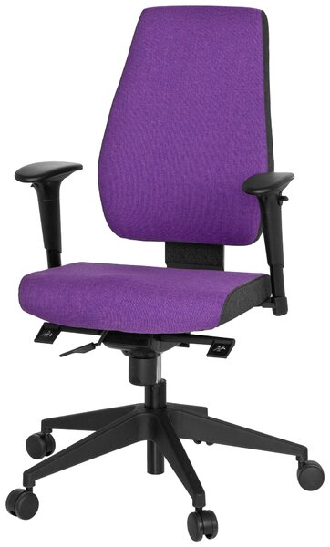 OTOČNÁ ŽIDLE, plochá tkanina, fialová, černá, tmavě šedá MID.YOU - Online Only kancelářské židle, Online Only