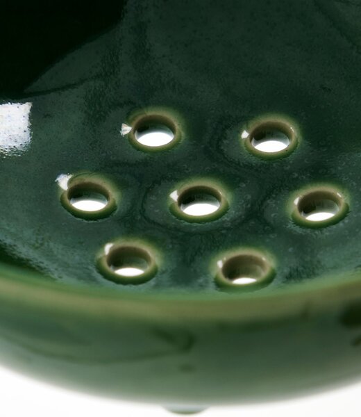 Kameninový cedník Diva Green Ø 12 cm