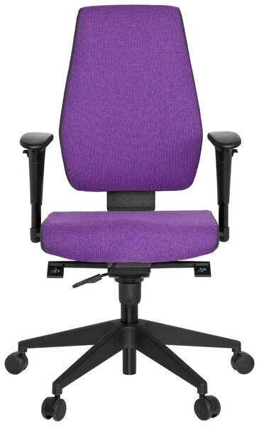 OTOČNÁ ŽIDLE, plochá tkanina, fialová, černá, tmavě šedá MID.YOU - Online Only kancelářské židle, Online Only