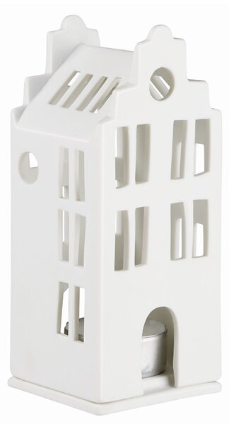 Porcelánový svícen domeček Townhouse 13,5 cm