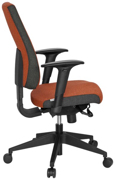 OTOČNÁ ŽIDLE, plochá tkanina, červená, černá, tmavě šedá MID.YOU - Online Only kancelářské židle, Online Only